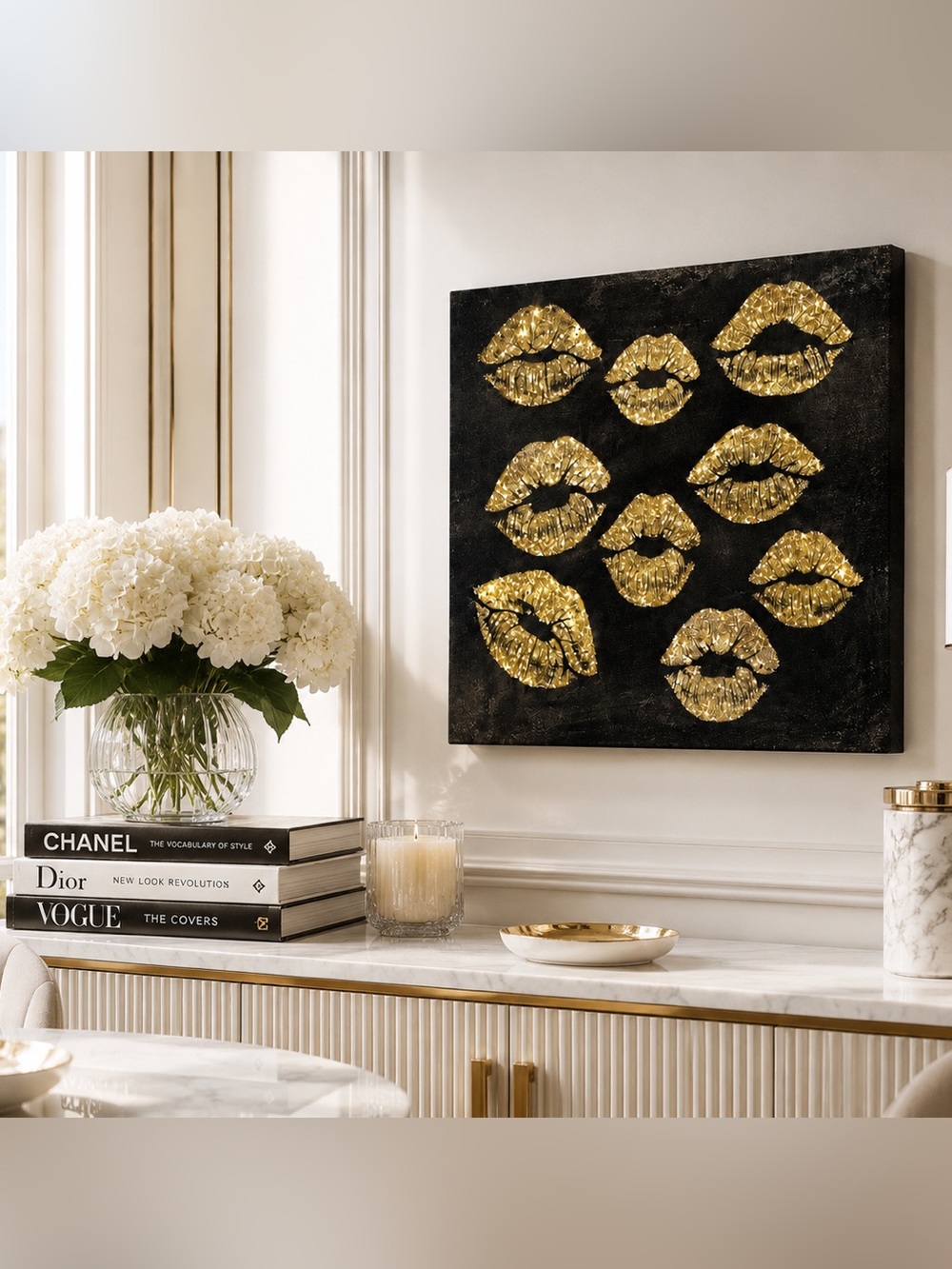 OLIVER GAL KISS CANVAS